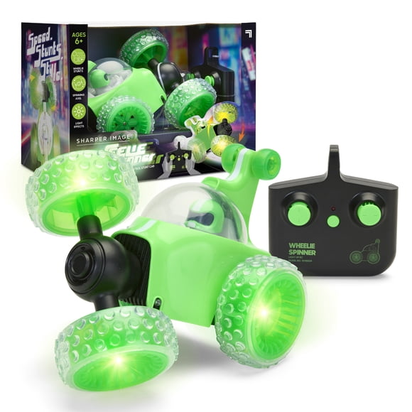 Sharper Image Wheelie Spinner RC Stunt Car