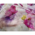 thumbnail image 4 of oneOone Silk Tabby Fabric Flower Watercolor Printed Craft Fabric BTY 42 Inches Wide, 4 of 4