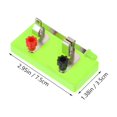 thumbnail image 2 of Milisten 5Pack Single Throw Switch Plastic And Copper For Physics Class Beginners Lower Circuit Kit, 2 of 8