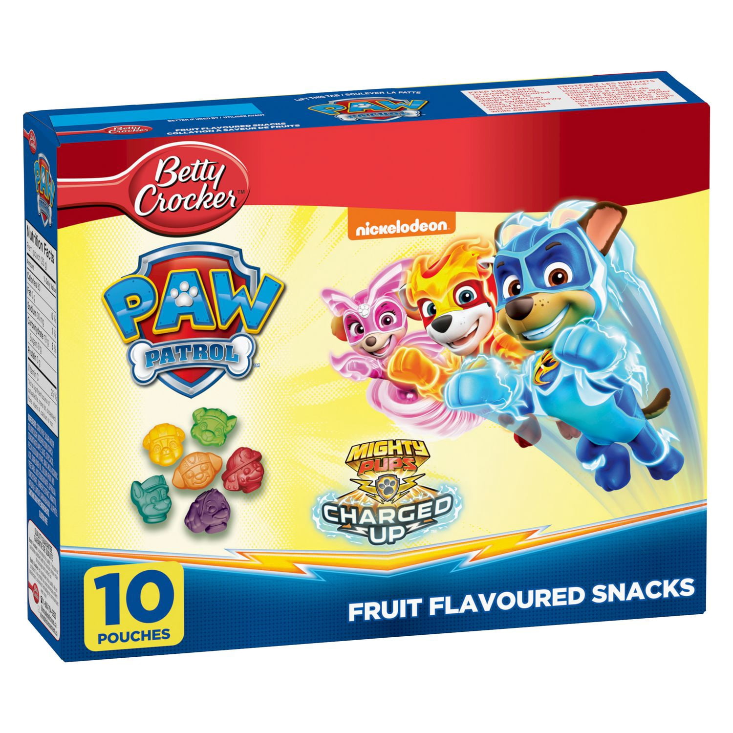 Betty Crocker Gluten Free Paw Patrol Special Edition Fruit Flavoured Snacks