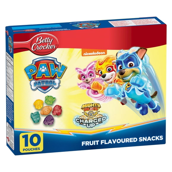 Betty Crocker Gluten Free Paw Patrol Special Edition Fruit Flavoured Snacks