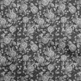 thumbnail image 1 of oneOone Rayon Gray Fabric Florals Craft Projects Decor Fabric Printed By The Yard 56 Inch Wide, 1 of 4