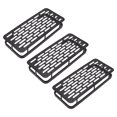 thumbnail image 3 of Shower Shelf Basket, Shower Storage Rack 3 Layers Punch Free Anticorrosion Aluminum  For Home Black,Black Gold, 3 of 8