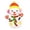 B, variant on pdqouc DIY White Foam Snowman Craft Kit - Blank Polystyrene Snowman Doll for Christmas Decorating, Arts & Crafts Project for Kids, Holiday Gifts Making Supplies