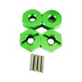 thumbnail image 1 of fastboy 4pièces 5MM en Alliage d'Aluminium Roue Adaptateur de Montage pour 1/10 AXIAL SCX10 AXIAL SCX10 en Alliage d'Aluminium Roue Adaptateur Vert 1Set, 1 of 6