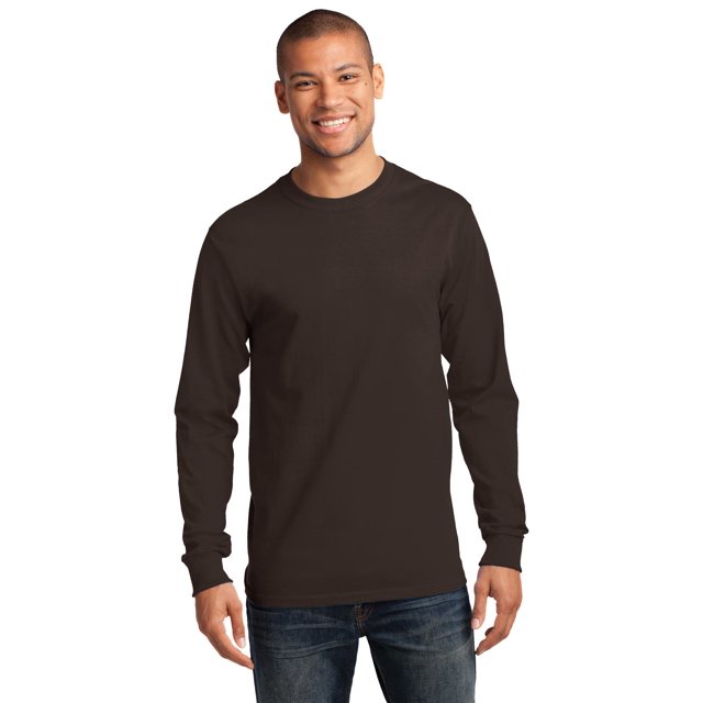 Port & Company T-Shirt de Base Essentiel à Manches Longues pour Hommes PC61LS