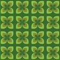 thumbnail image 1 of Ahgly Tapis d'Intérieur Lavable en Machine Carré Vert Pois, 7 Pieds Carré, 1 of 7