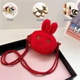 thumbnail image 1 of Dvkptbk Cute Plushed Rabbited Crossbody Bag Fashion Princess Coin Purse Baby Girl Accessory Bag easter decorations, 1 of 6