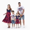 thumbnail image 1 of Disney Mickey Minnie Mouse Family Matching Plant Print Cami Dresses and Striped Tee Sets, 1 of 6
