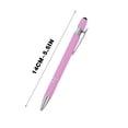 thumbnail image 2 of Maplenight Aluminum Ballpoint Pen with Touchscreen Tip - Metal Body, 1.5g Ink, 10pc Set for Business, Student Writing, and Screen Use Pink, 2 of 4