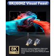 thumbnail image 5 of 2 Pack USB C 90 Degree Angled Adapter Right Angle Type C Male to Female Adapter 40Gbps 100W Fast Charge Plug USB C Up and Down Extender Connector Compatible with Samsung MacBook Steam Deck, 5 of 5