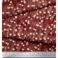 thumbnail image 2 of Soimoi Poly Georgette Fabric Geometrical Check & Aster Floral Decor Fabric Printed Yard 42 Inch Wide, 2 of 3