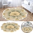 thumbnail image 2 of Tapis de Porte Intérieur Tapis de Porte Tapis de Porte Extérieur Entrée Tapis de Sol en Forme Spéciale 3D Fleur Tapis de Porte Intérieur Tapis Diamètre 80 cm Décorations de Chambre pour Femmes pour Chambre Racheter Commandes 32x32 Po, 2 of 6