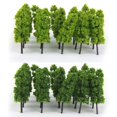 thumbnail image 3 of Milaget 20 Dark/Light Green Tree Model Train Railway Wargame Diorama Scenery N Scale Dark Green Light Green, 3 of 9