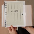 thumbnail image 2 of Binder Notebook Shell Plastic B5 Scrapbook Shell Plastic Binder Folder Loose-leaf Notebook Shell, 2 of 9