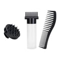 thumbnail image 1 of 3 Pieces/set Of Hair Dye Root Comb Combination Hair Dye Bottle Shampoo Brush DIY Hair Dye Extrusion And Proportion Suitable For Home Hair Salon Hair Dye (black), 1 of 6