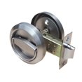 thumbnail image 3 of Luzkey Round Knobs Rings Pulls Lock Door Handle Lock Parts Stainless Steel Recessed Door Knob Outdoor Lock for Corridor Storeroom Double Sided Lock, 3 of 8