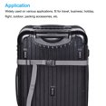 thumbnail image 5 of Unique Bargains 2.5m Suitcase Belts with Quick Release Buckle Luggage Straps, Gray, 5 of 5