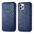 thumbnail image 3 of Étui pour iPhone 12 Pro, Étui Portefeuille à Rabat, Étui à Rabat Magnétique Protectrice - Bleu, 3 of 5