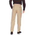 thumbnail image 4 of Haggar Mens Cool 18 Pro Classic Fit Pleat Front Expandable Waist Pant, 4 of 5