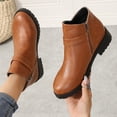 thumbnail image 4 of Styesk Boots for Women Winter Thick Bottom Boots Female Boots But Knee Thin Within The High Boots Water Proof Boots Round Toe Rider Boots Work Boots for Women, 4 of 7