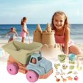 thumbnail image 2 of Childrens Beach Toy Set Sand Digging Shovel Sand Tool Shovel Beach Car Toys Bucket Water Set O3h0, 2 of 8