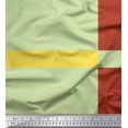 thumbnail image 2 of Soimoi Rayon Crepe Fabric Check Panel Print Fabric by Yard 46 Inch Wide, 2 of 3