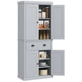 thumbnail image 1 of HOMCOM Garde-Manger de Cuisine 72 Pouces, Armoire de Rangement Autoportante avec Tiroir, Portes, 1 of 10