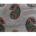 thumbnail image 4 of oneOone Georgette Viscose Fabric Paisley Block Print Fabric By Yard 42 Inch Wide, 4 of 4