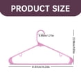 thumbnail image 3 of Home Textile Storage Clearance Clothes Hangers 5 Pack Plastic Hangers Space Saving Coat Hanger With Shoulder, Home Textile Home Textile Storage, 3 of 4