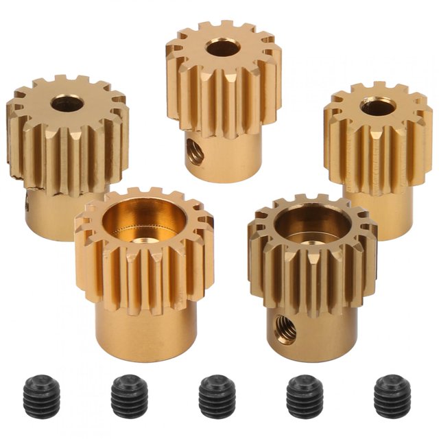 Gupbes Pignon Engrenage, Pignon 48P Engrenage, Matériaux en Alliage d'Aluminium de Haute Qualité pour 3.175mm Arbre 1/10 RC S CS R31 SCX10 AX10 RC Dérive Racer RC Modèle de Voiture