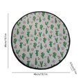 thumbnail image 3 of Car Steering Wheel Sunshade Cover For Uv Protection Green Plastic 18.11 X 18.11 X 0.20 Inches Hanging Heat Shield For Vehicle Interior, 3 of 6