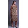 thumbnail image 3 of Bimba Kurti Droite Décontractée Imprimée Haut à Manches 3/4 Longue Kurta Robe pour Femmes, 3 of 6
