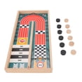 thumbnail image 2 of Fast Sling Hockey Game, Interactive Wooden Dual Player Table Hockey Game Endless Fun  for Kids Adults, 2 of 7