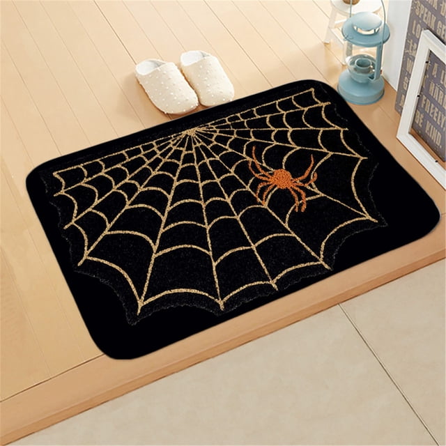 TIMIFIS Halloween Decorations Welcome Mats Outdoor Halloween Letters Home Door Mat Absorbent Mat Living Room Kitchen Floor Mat