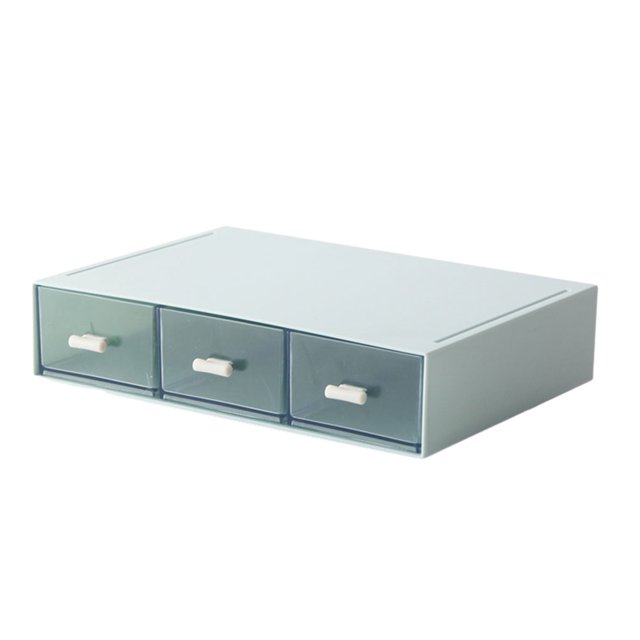 fastboy Neat And Tidy Storage Box - plify Life With Organized Storage Multilayer Stackable Desk Organizer blue 3 drawer 1Set