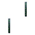 thumbnail image 3 of Baohd PU Golf Alignment Stick Cover Case Premium Holder Embroidered Waterproof Black 14.17x1.97 Inch 2Set, 3 of 6