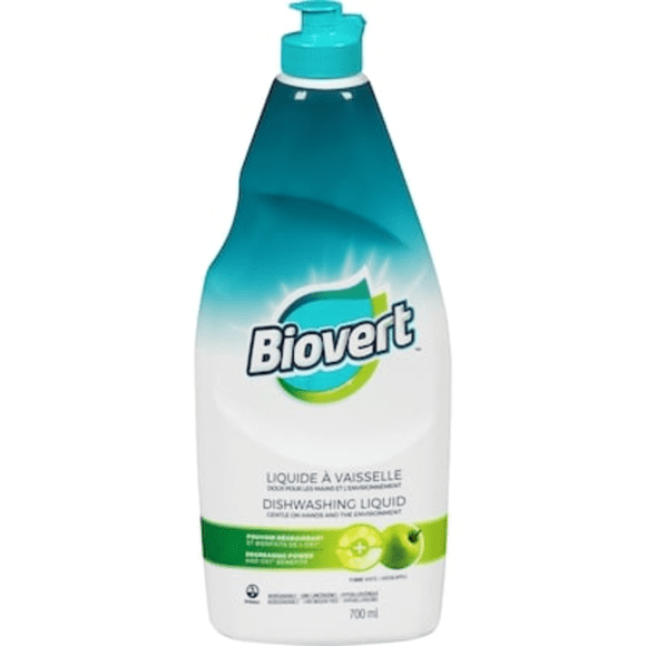 Biovert Liquide à Vaisselle Pomme Verte
