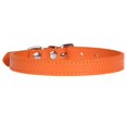 thumbnail image 1 of Faux Leather Collar Metal Buckle Pet Collar Adjustable Pet Collar for Small Dogs, 1 of 10