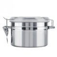thumbnail image 1 of Coofit Food Storage Container Sealed Stainless Steel Airtight Canister for Tea Coffee, 1 of 9
