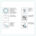 thumbnail image 3 of A&E Bain et Douche PANYA-63-WHT BAIN AUTOPORTANTE, 3 of 11