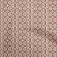 thumbnail image 1 of oneOone Cotton Flex Brown Fabric Asian Block Sewing Craft Projects Fabric Prints by Yard 40 Inch Wide, 1 of 4