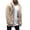 khaki1, variant on Sherpa Jacket for Men 2023 Fall Winter Warm Fluffy Fuzzy Fleece Button Down Cardigan Casual Loose Plush Hoodies Coat Outwear