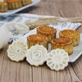 thumbnail image 4 of TIELUTT DIY Powerful Mooncake Flower Square Traditional Chocolate Melts Valentines Baking Baby Cakes compatible with Machine Pie Candy compatible with Machine Chocolate Tray for Cake Baking, 4 of 6