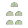 thumbnail image 2 of Youkk Bathroom Rugs Water Absorbent Floor Bath Mat Carpet Windbell Semicircle 40x60cm 5Set, 2 of 6