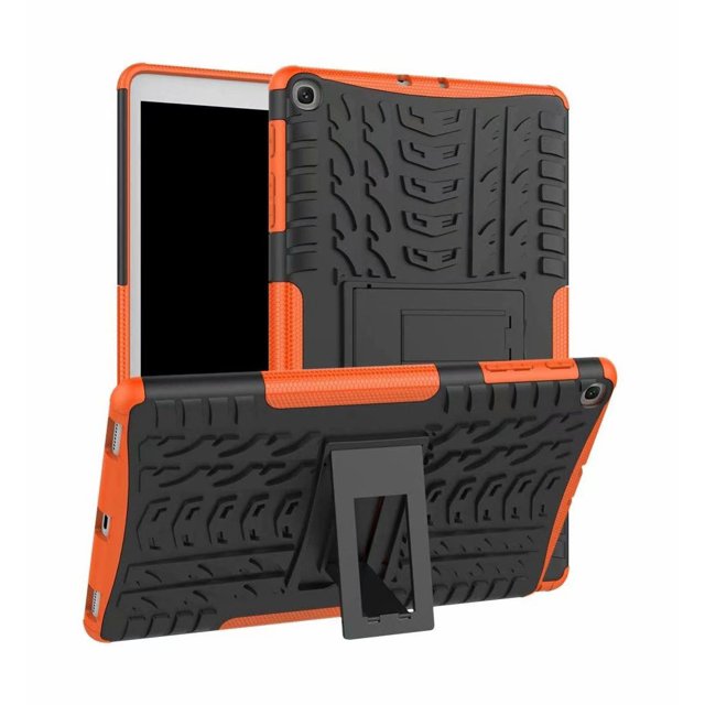 Étui pour Samsung Galaxy Tab A 10,1 Pouces 2019 SM-T515/T510 Robuste et Résistant, Étui Arrière Rigide avec Béquille