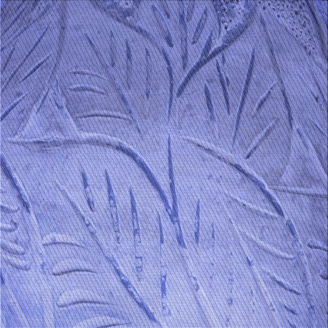 Ahgly Company Tapis d'Intérieur Lavable en Machine Carré Bleu Denim Transitionnel, 5 Pieds Carré