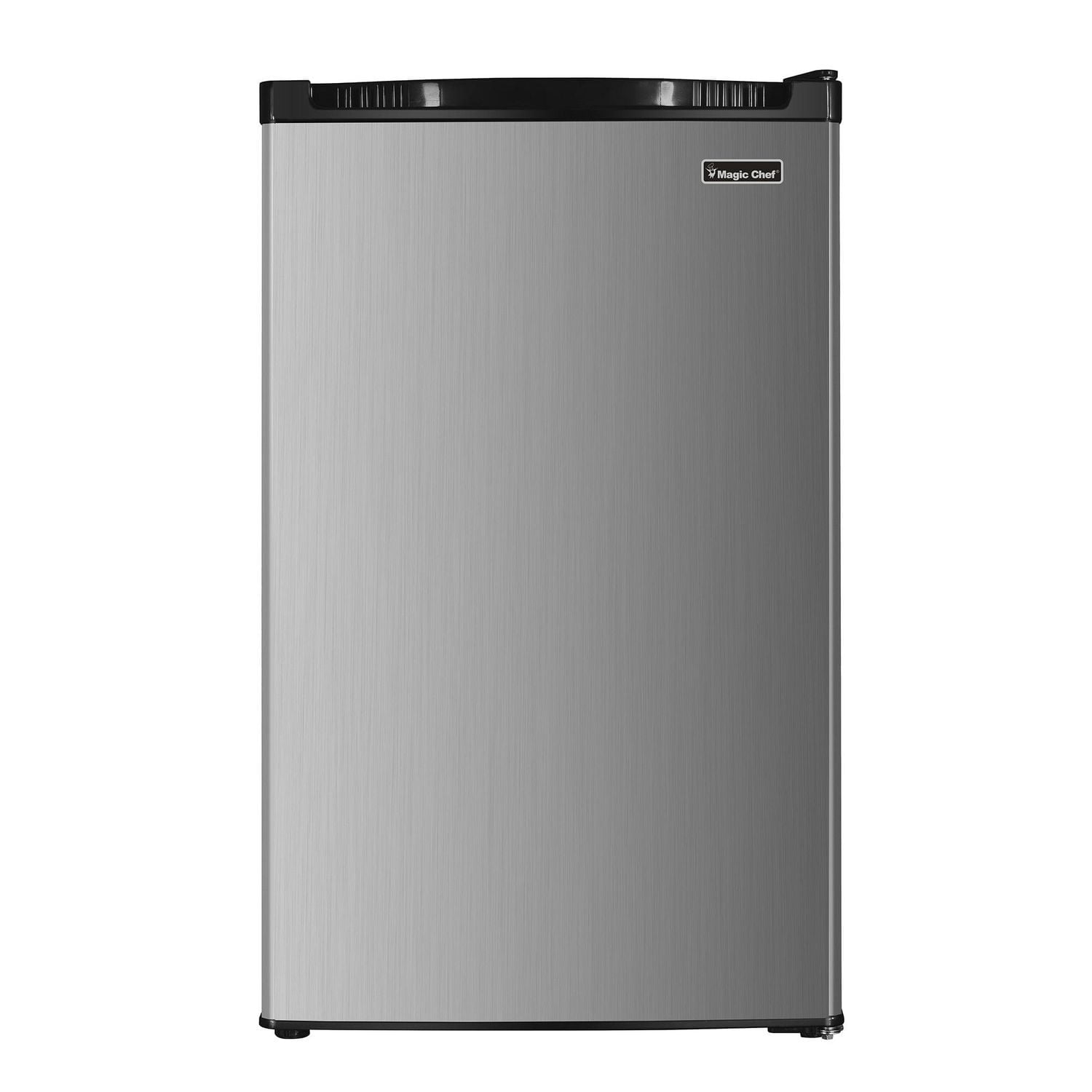 Magic Chef 4.4 Cu. ft. Mini Refrigerator with Freezer, Stainless Look, ENERGY STAR®