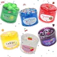 thumbnail image 1 of Clear Slime Kit Crystal Slime Set Fruit Slime Pack, Non Sticky, Jelly Cube Slime, Super Soft Clay Sludge Toy, Birthday Gifts for Kids, DIY Putty Slime Party Favor for Girls & Boys, 1 of 9