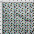 thumbnail image 3 of oneOone Cotton Poplin Fabric Textured Moroccan Geometric Decor Fabric Printed BTY 42 Inch Wide, 3 of 4